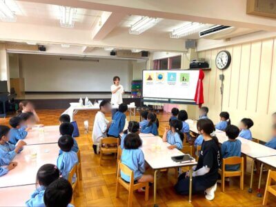 【まつがさきの森幼稚園出張授業】カラフルなつぶつぶで海底火山をつくろう！ | 出張授業