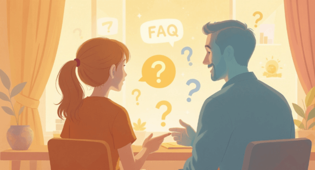 質問者と回答者の絵